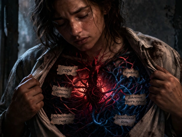 Анатомия болезни: Почему таблетки не работают и как непрожитые эмоции разрушают твой организм